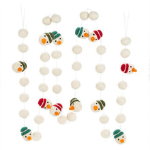 Load image into Gallery viewer, Frosty Pompom Garland