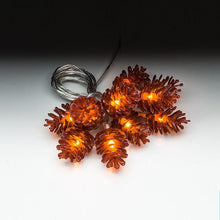 Load image into Gallery viewer, Rustic Pinecone LED String Lights