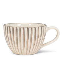 Load image into Gallery viewer, Striped Latte Mug