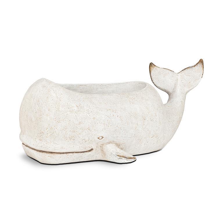 whale succulent pot Whale Planter | Nautical Resin Planter