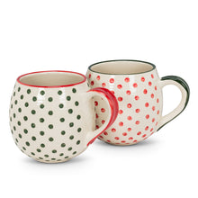 Load image into Gallery viewer, Dotted Red Ball Mug