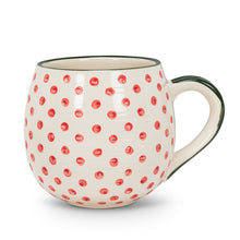 Load image into Gallery viewer, Dotted Red Ball Mug