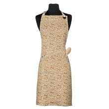 Load image into Gallery viewer, Daisy floral cotton apron with adjustable ties and front pocket
