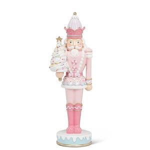 Pastel nutcracker styled on holiday mantel – Amalsroom