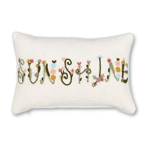 Floral Sunshine Boucle Pillow