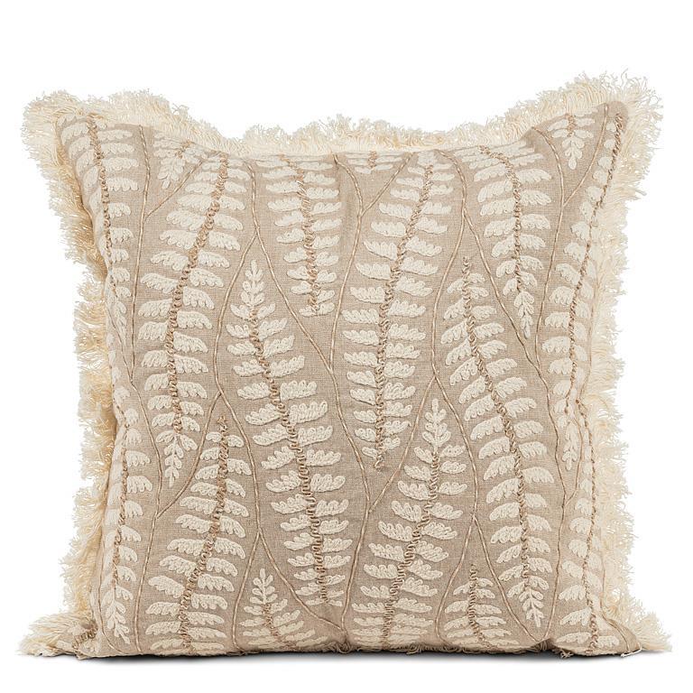 Leafy Stitched Pillow