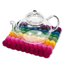 Load image into Gallery viewer, Prismatic Cheer Pompom Trivet
