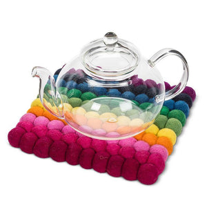 Prismatic Cheer Pompom Trivet