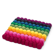 Load image into Gallery viewer, Prismatic Cheer Pompom Trivet
