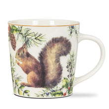 Load image into Gallery viewer, Squirrel &amp; Pine Holiday Mug
