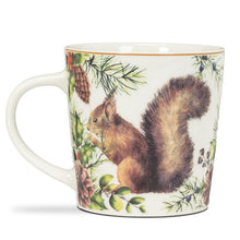 Load image into Gallery viewer, Squirrel &amp; Pine Holiday Mug
